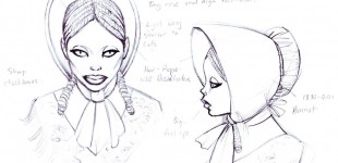 Alien girl character study
