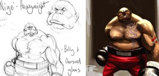 Nige'- Boxer Character Design