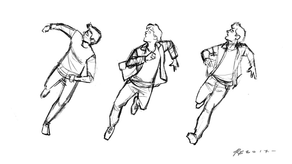 Featured image of post Dynamic Running Pose Sketch The running pose is a whole body pose that vertically aligns shoulders hips and ankles with the support leg while standing on the ball of the foot