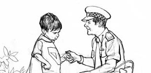 Policeman and Superhero Kid